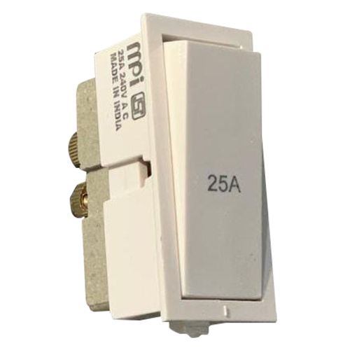 25A Porcelain Switch - Color: White