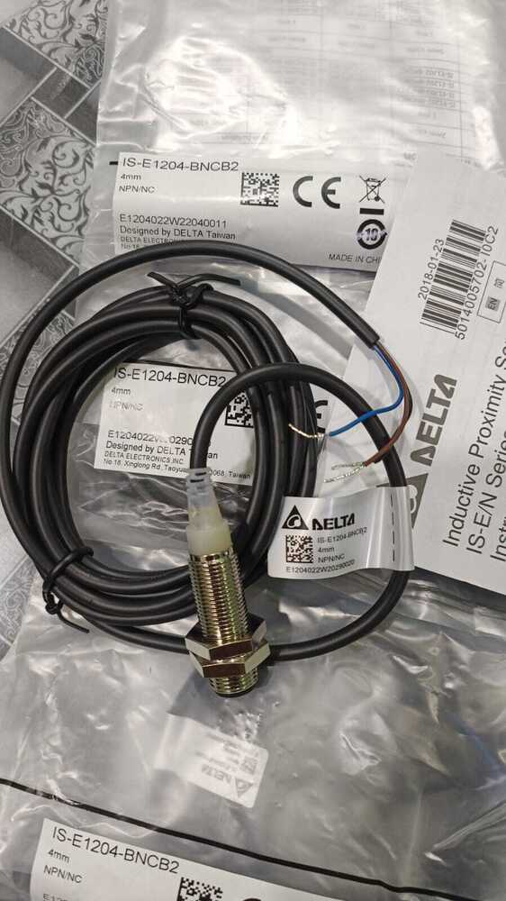 Delta Proximity Sensor, 12mm Dia, Sd 4mm, Npn-nc, Is-e1204-bncb2
