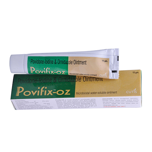 Povidone Iodine And Ornidazole Ointment - Formulations Form: Cream