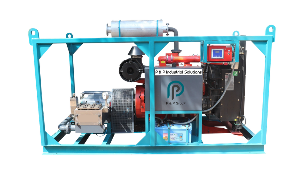 Reciprocating Plunger Pump - Color: Blue