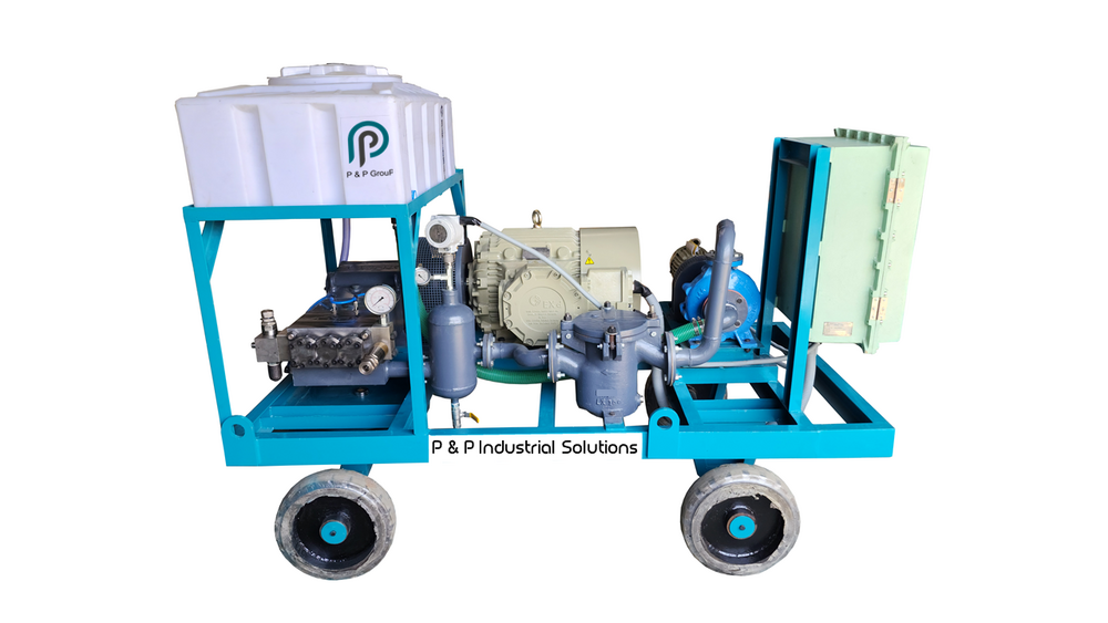 Reciprocating Plunger Pump - Color: Blue