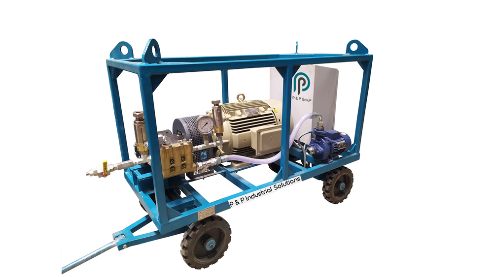 Reciprocating Plunger Pump - Color: Blue
