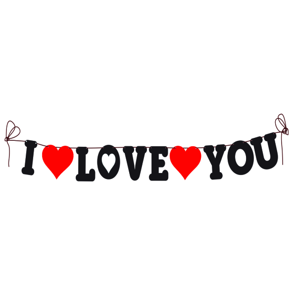 I Love You Banner