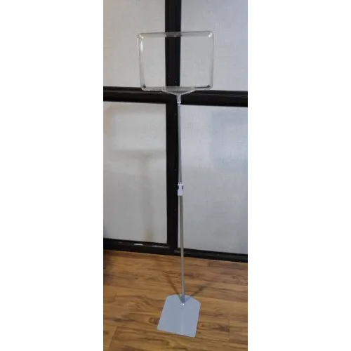 Fa-005 Metal Telescopic Display Stand - Color: Grey