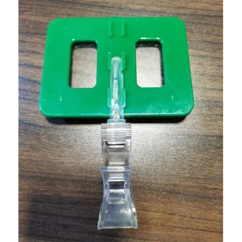 Thumb Clip for A7 Frame - Durable Light-Duty Use, 4x6 Inch Size, Powder Coated Finish, White Color