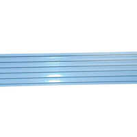 Aluminium Slatwall Panel - Durable Powder Coated Design , Elegant Polished Finish In Modern White