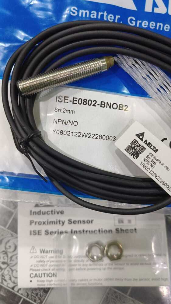 DELTA PROXIMITY SENSOR,8MM DIA, SD 2MM, NPN-NO, ISE-E0802-BNOB2