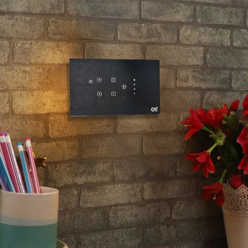 4 Module Touch Switches - Color: Black