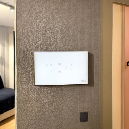 Modular 4 Light And 1 Fan Touch Switch - Color: White