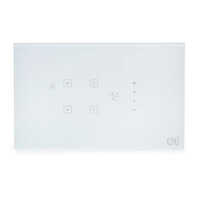Modular 4 Light And 1 Fan Touch Switch