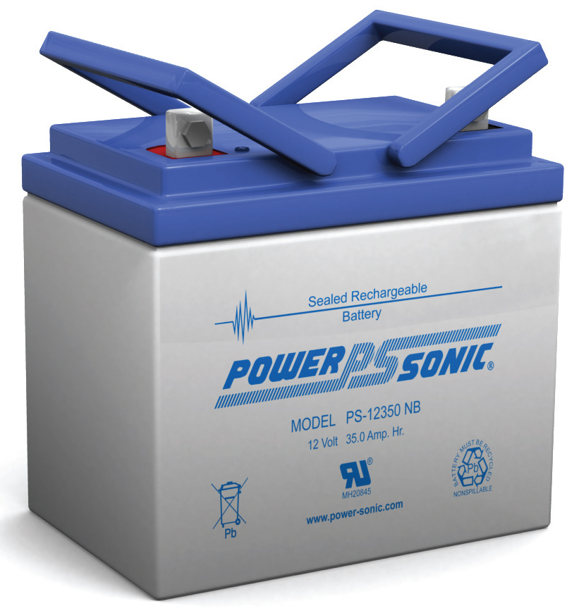 Powersonic 12V, 35AH Sealed Lead Acid Battery, PS-12350