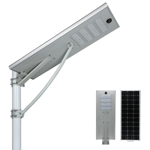 Outdoor Solar Street Light - Color: Silver