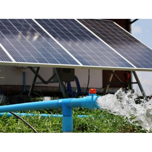 Industrial Solar Water Pumping System - Color: Silver