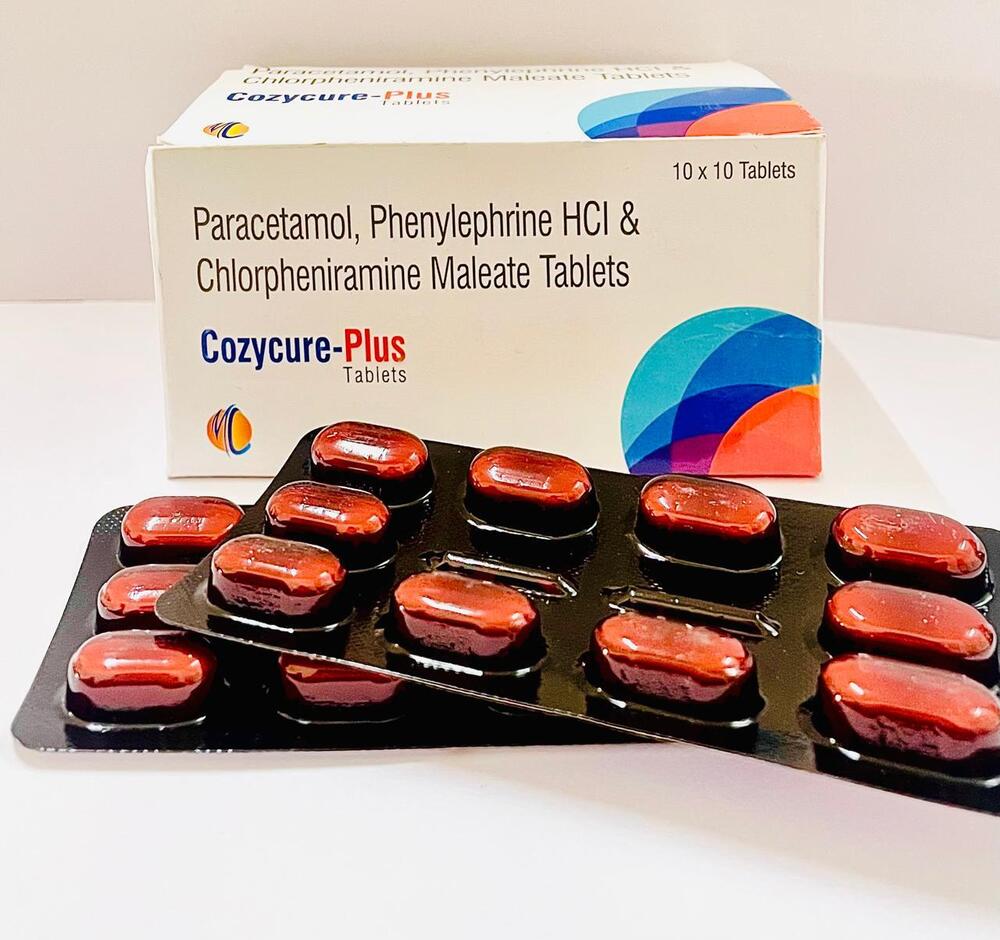 PARACETAMOL 500MG+ PHENYLEPHRINE 10MG+CHLORPHENIRAMINE MALEATE 2MG