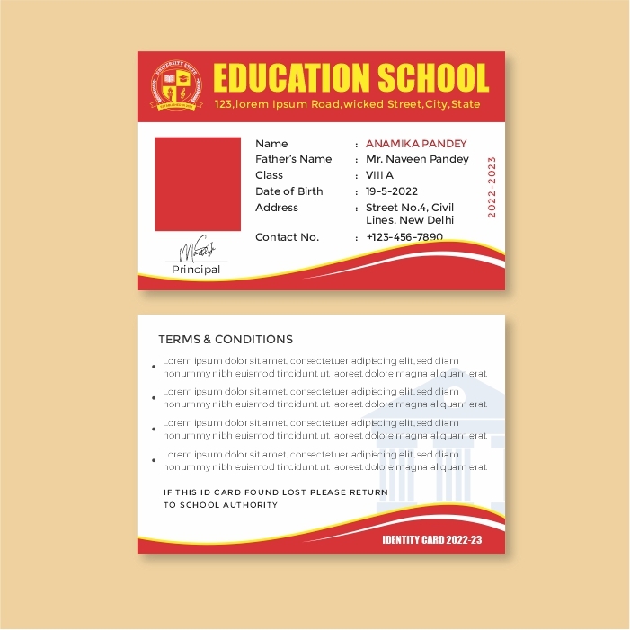 School ID cards