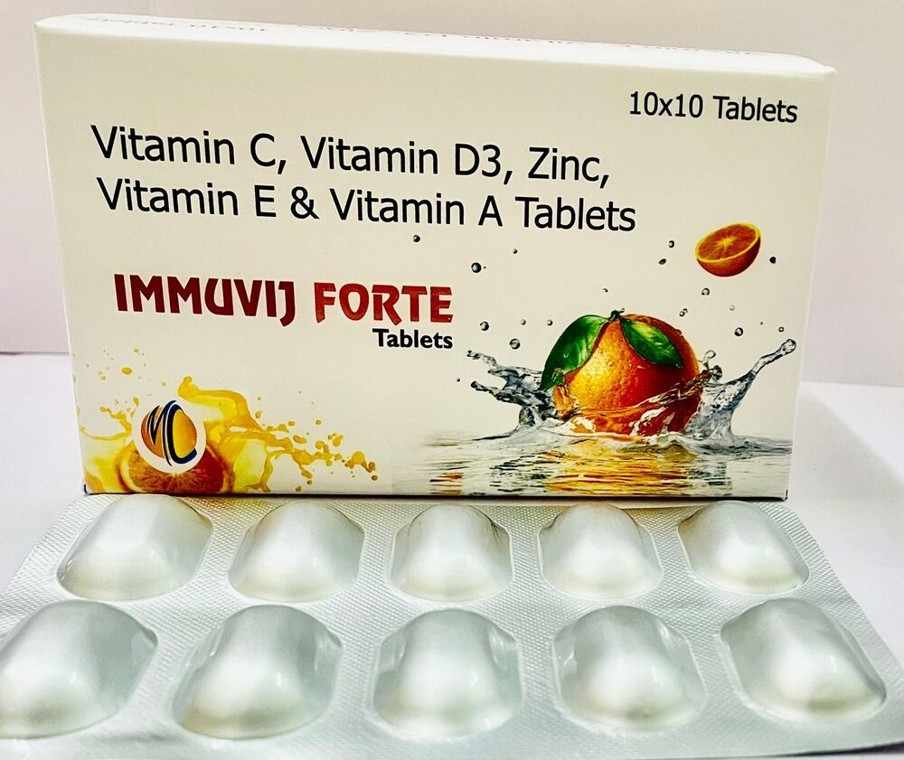 VIT C 500MG+VIT D3 1000IU +ZINC 22.5MG +VIT E 10MG +VIT A  10000 IU