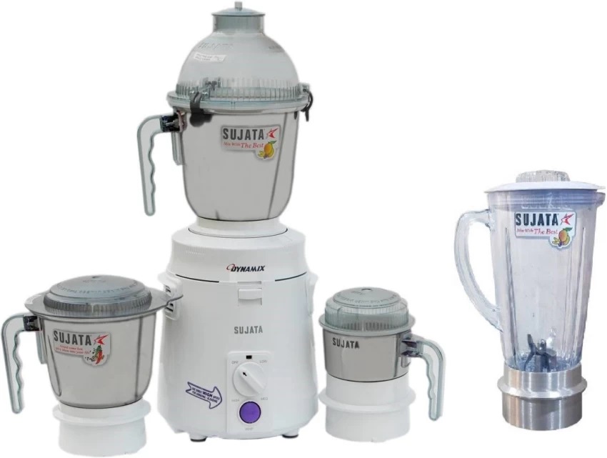 Mixer Grinder - Stainless Steel, 240 Volt, Silver | Powerful Motor, Multi-purpose Blades, 3-speed Control, Overload Protection