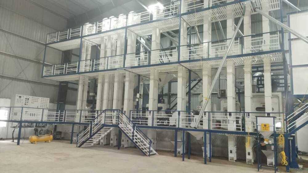 Rice Mill Machinery - 2-12 T/hr Capacity, Mild Steel & Stainless Steel Build | Automatic Operation, Complete Paddy Processing Solution, High-quality Rice Production