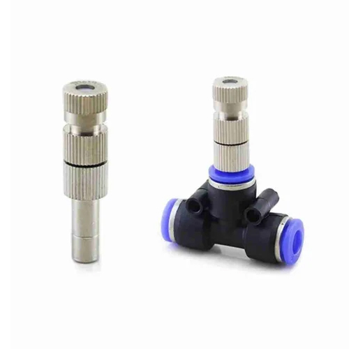 5mm Low Pressure Mist Nozzles - Brass Material, 5 mm Size, 3/16" Thread Size | Polished Surface, Ideal for Industrial Use