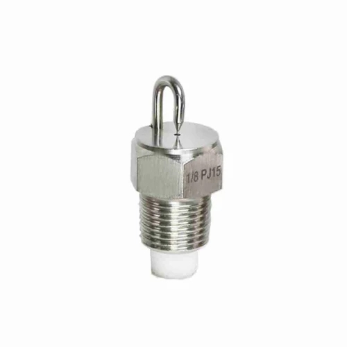 1-8 Inch Impaction Pin Ruby Fine Fog Nozzle Impingement Mist Nozzle - Stainless Steel, Different Sizes , Polished Surface Finish, 1/8 Inch Thread Size - Industrial Application