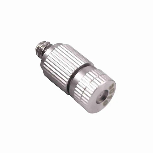 High Pressure Misting Nozzle - Stainless Steel, 80 Bar Pressure, 3/16" Thread Size | Polished Finish, Available in Various Sizes, Ideal for Industrial Applications