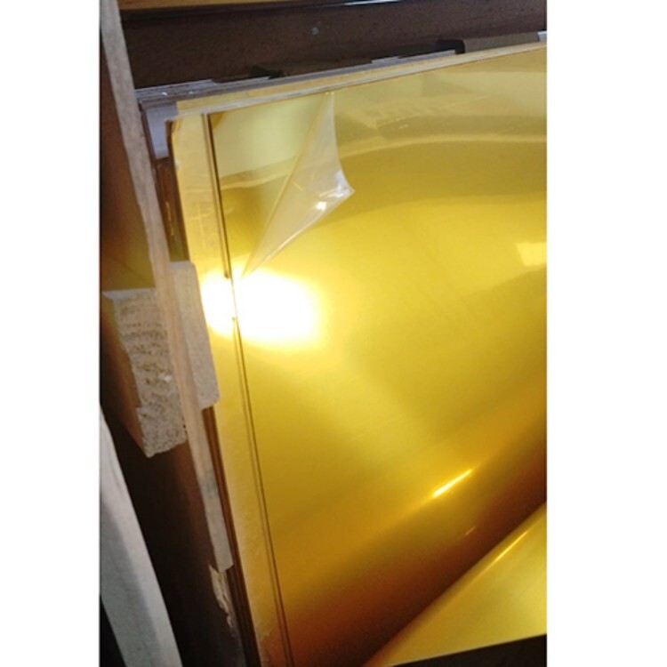 Aluminium Golden Sheet - Rigid Grade Material, Rectangular Shape, Mill Finish Surface Treatment, Various Grades Available | Warranty Included, Industrial Usages