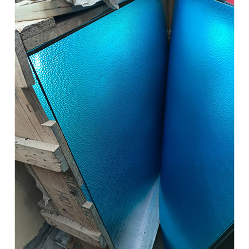 Aluminium Hammered Sheet - Color: Blue