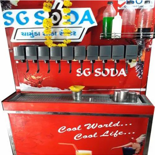 10 Valve Soda Fountain Dispenser - Automatic Grade: Automatic