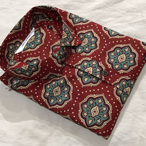 Mens Best Quality Cotton Printed Collar Shirt