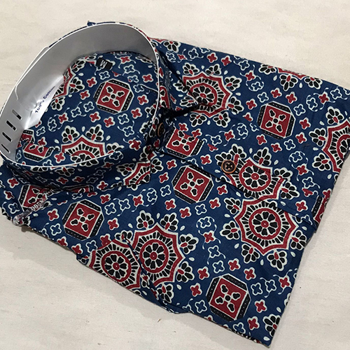 Occasion Wear Printed Half Sleeve Shirt