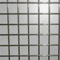 Stainless Steel Welded Mesh - Metal Alloys, 2.68mm Wire Diameter, 12 Gauge | Silver Color, Square Hole, Galvanized Surface Treatment