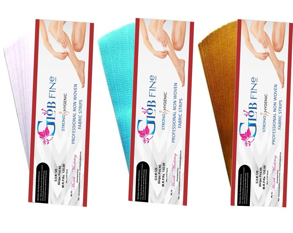 Hair Removal Wax Strips - Color Code: White / Beaige / M.Blue