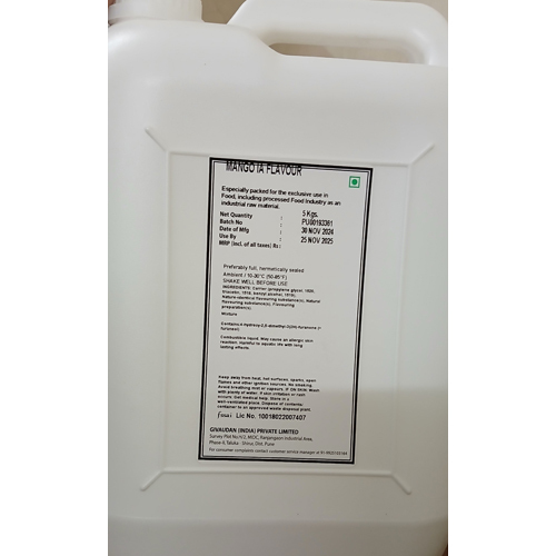 Mango Flavour - Physical Form: Liquid