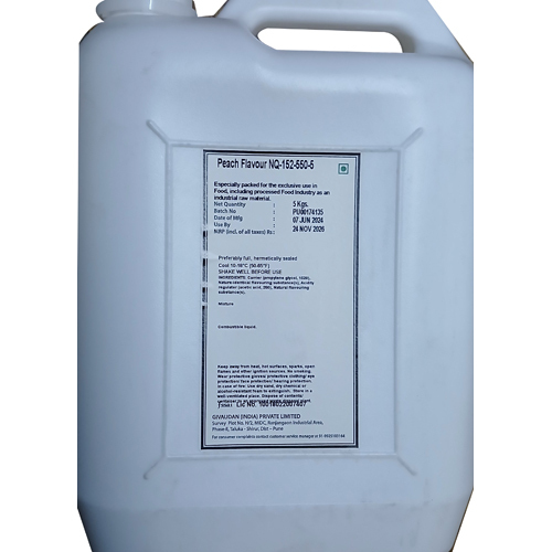 Peach Flavouring Agent - Physical Form: Liquid