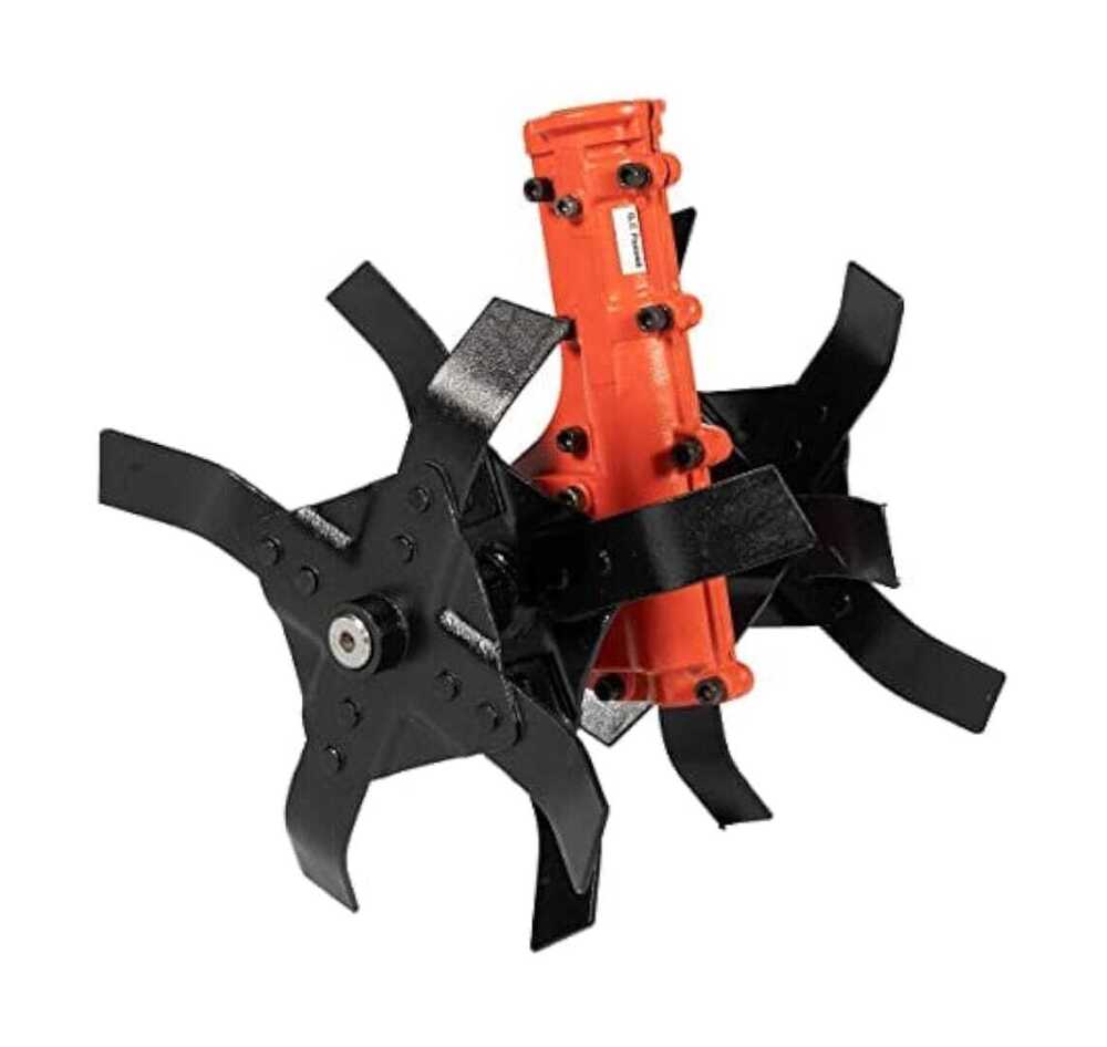 BAT0115 28mm Red Tiller Replacement Attachment for Brush Cutters, Trimmers, Strimmers & Lawn Mowers (35CC-72CC Models)