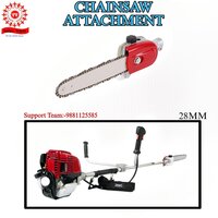 BAT0126 Chainsaw Attachment 28mm Replacement for Brush Cutters, Trimmers, Strimmers & Lawn Mowers (35CC-72CC Models)