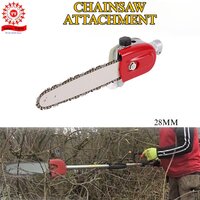 BAT0126 Chainsaw Attachment 28mm Replacement for Brush Cutters, Trimmers, Strimmers & Lawn Mowers (35CC-72CC Models)