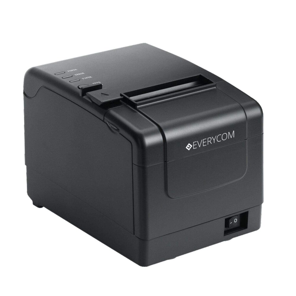 Ec901 Thermal Receipt Printer - 58mm Max Paper Size, 18x13x10 Cm Compact Design, Lightweight 800-900g, High-quality Barcode Printing