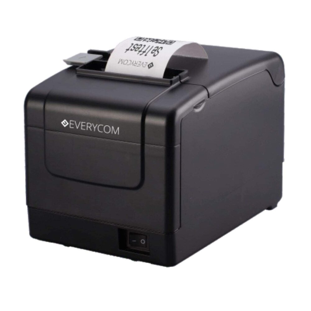 Ec901 Thermal Receipt Printer - 58mm Max Paper Size, 18x13x10 Cm Compact Design, Lightweight 800-900g, High-quality Barcode Printing