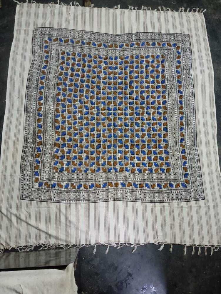Hand Block Printed Cotton Bedsheet