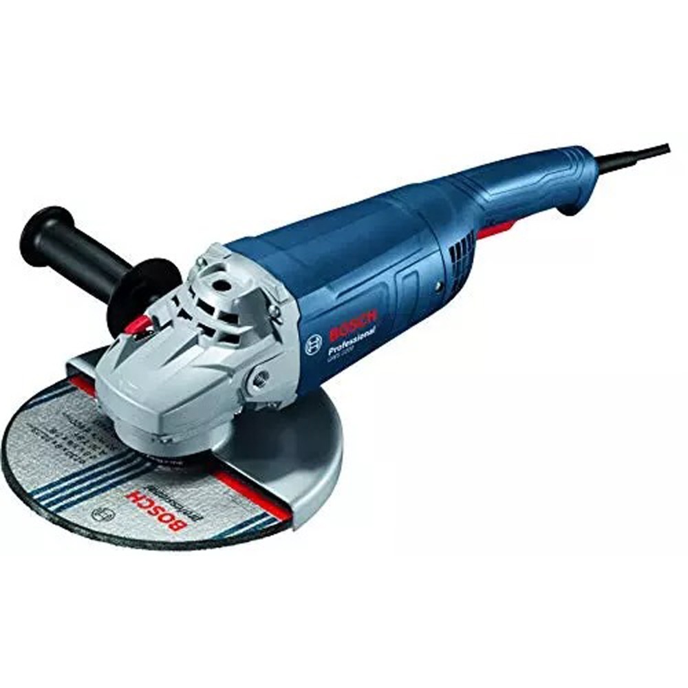 Bosch GWS 2200-180 2200 W 180 mm Angle Grinder (Wheel Size 4 inch to 9 inch, Power 550 W to 2800 W & No Load Speed 6500 to 11500 RPM)