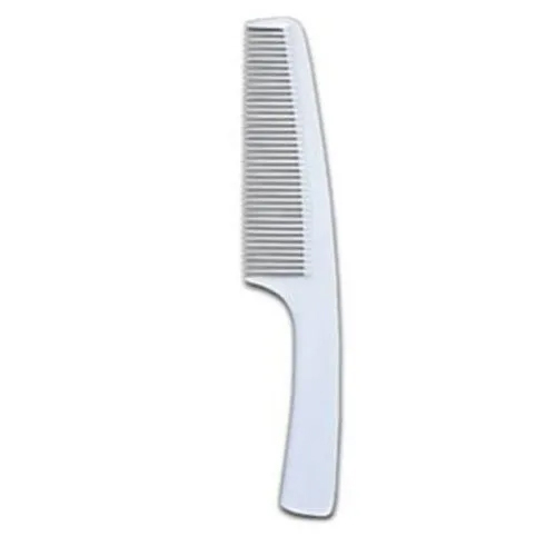 Hotel White Plastic Comb - Length: 8-11 Inch Inch (In)