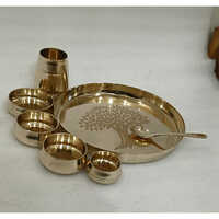 Kansa Thali Set - Color: Gold