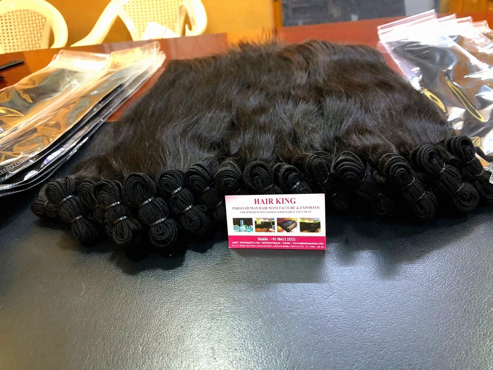 STRAIGHT HUMAN HAIR BUNDLES IN HAIR KING