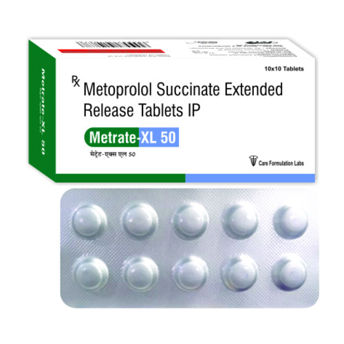 Metoprolol Succinate IP 47.5 mg , Metoprolol Tartrate 50 mg