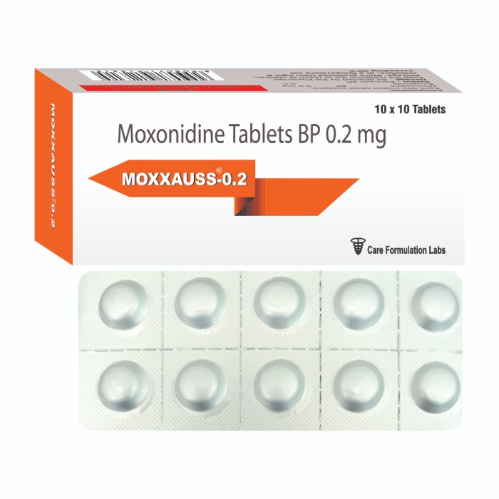 Moxonidine BP 0.2 mg