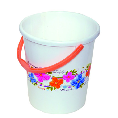 16 Ltr Printed Bucket - Color: Multicolor