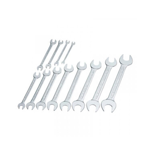 Double Sided Open End Spanner - Color: Silver