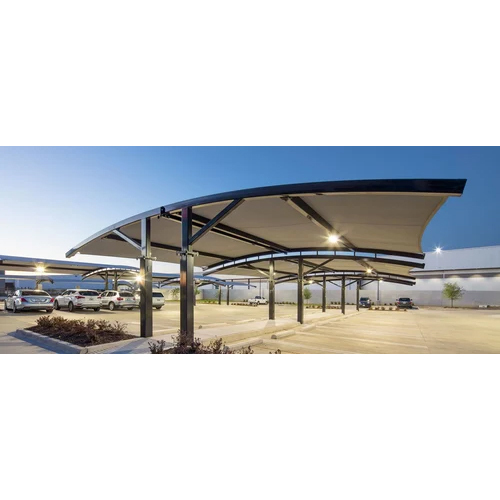 Fabric Car Parking Structured Tensile - Color: As Per Requirement