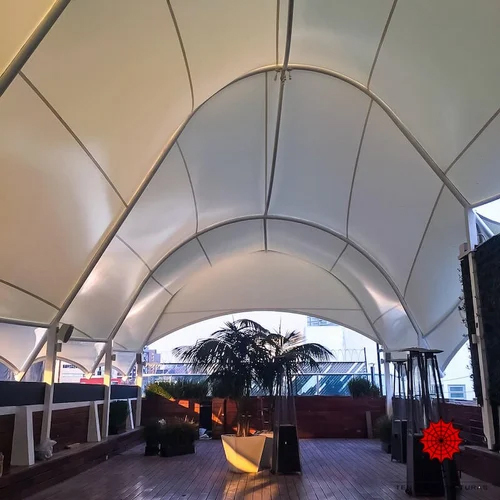 Walkway Covering Structured Tensile - Color: As Per Requirement